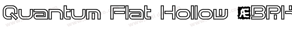 Quantum Flat Hollow (BRK)字体转换